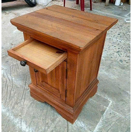 EU 01 - Tủ Đầu Giường : Tủ 01 Ngăn Kéo + 01 Hộc Mở